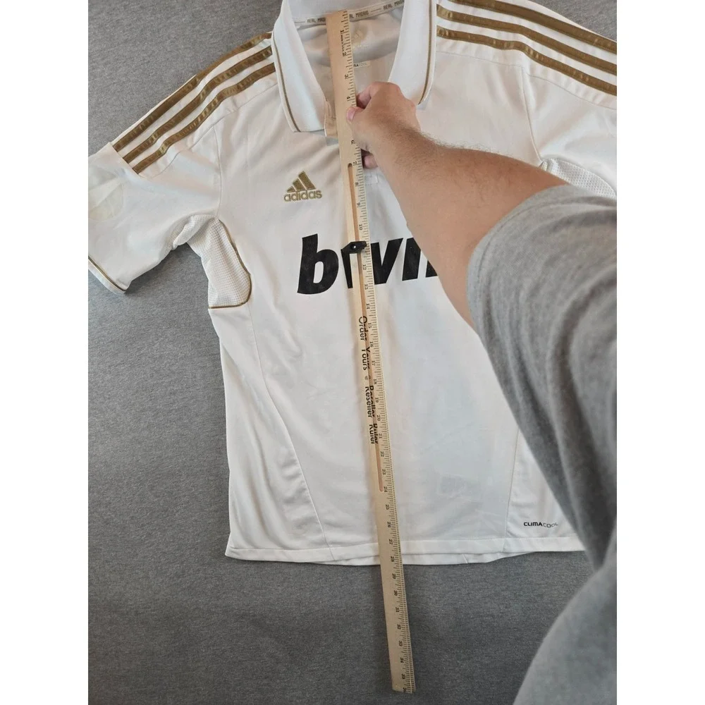 REAL MADRID 2011 2012‎ ADIDAS MENS M HOME FOOTBALL SHIRT SOCCER JERSEY JULIANO